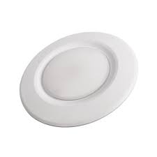 Photo 1 of 65W Equivalent 4 in Matte Integrated LED Disk Light Recessed Trim