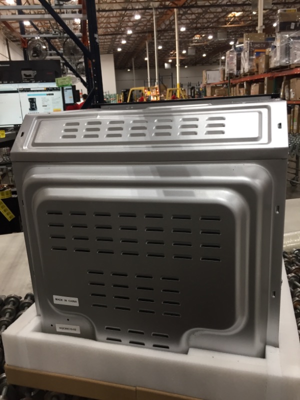 Photo 1 of 24 in single wall oven (CREAMIC COATING IS CRACK)
