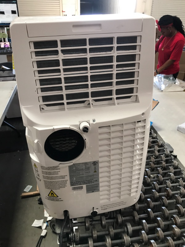 Photo 4 of 11000 BTU 8000 BTU DOE Portable Air Conditioner with Dehumidifier in White PARTS ONLY