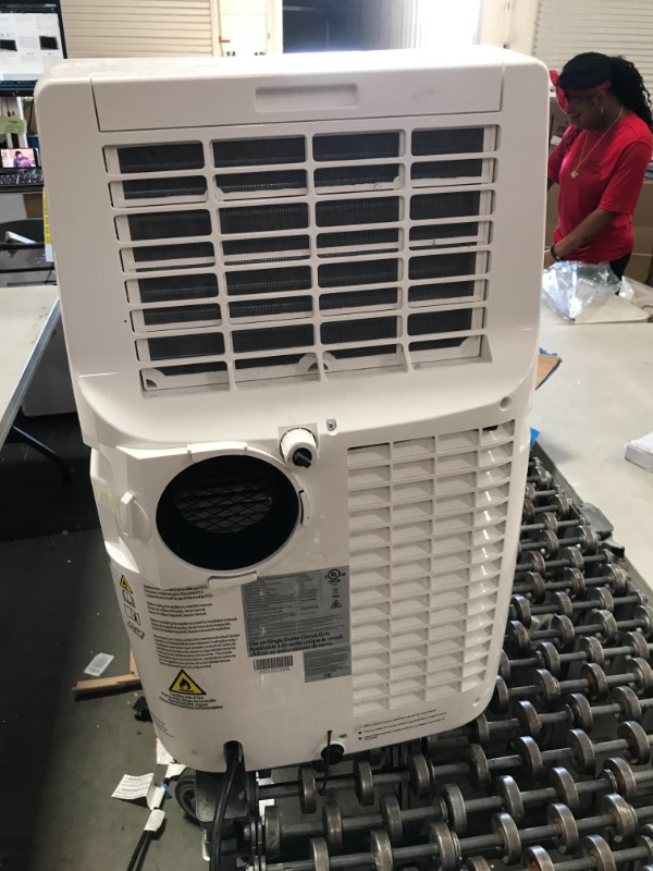 Photo 1 of 11000 BTU 8000 BTU DOE Portable Air Conditioner with Dehumidifier in White PARTS ONLY