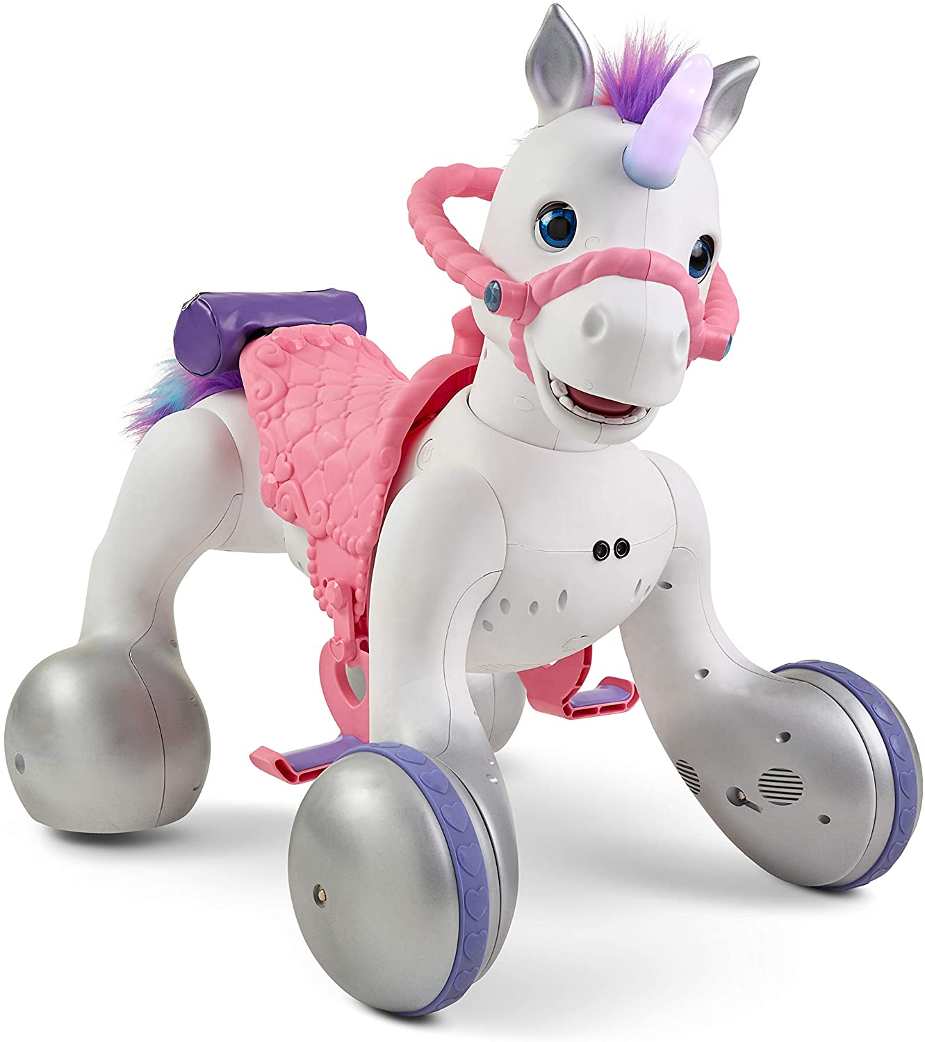 Photo 1 of Kid Trax ToddlerKids Rideamal Unicorn 12 Volt Ride On Toy Max Rider Weight of 70lbs PARTS ONLY USED