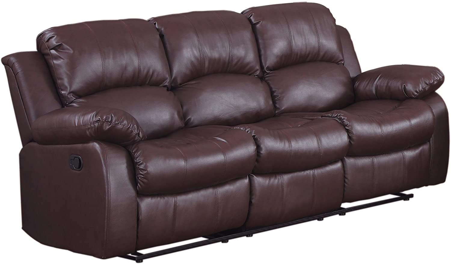 Photo 1 of Homelegance Resonance 83 Bonded Leather Double Reclining Sofa Brown
INCOMPLETE SOFA BOX 2 OF 2