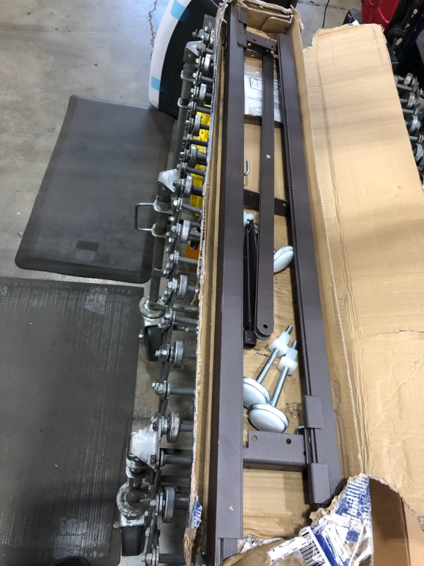 Photo 2 of Glideaway FBA_GS3 XS X Support Bed Frame System GS3 XS Model 3 Cross Rails and 3 Legs  Strong Center Support Base for Full Queen and King Mattress Box Springs and Bed Foundations  LOOSE PARTS