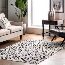 Photo 1 of nuLOOM Creek 4 x 6 Beige Indoor Animal Print Area Rug