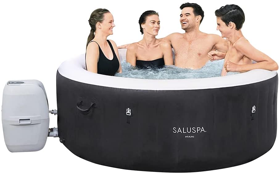 Photo 1 of Bestway SaluSpa Miami Inflatable Hot Tub 4Person AirJet Spa