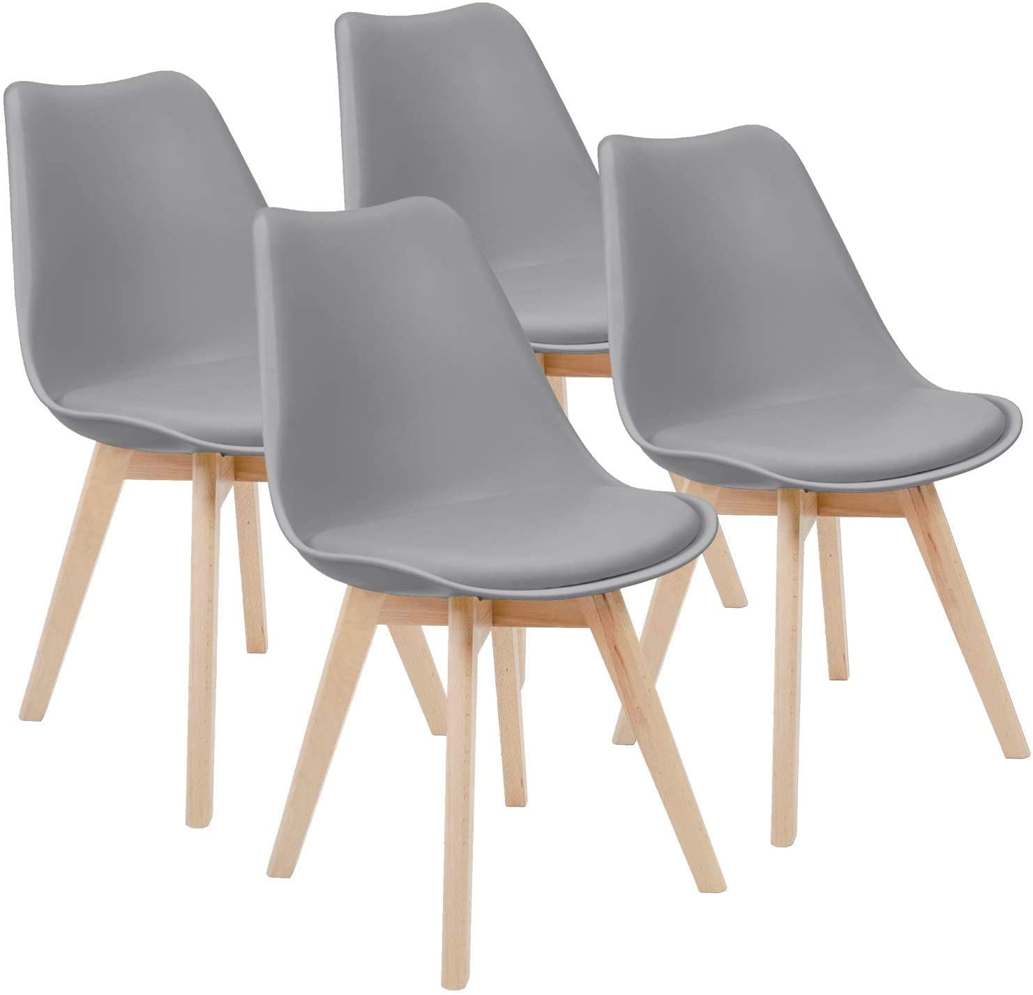 Photo 1 of Furmax Mid Century Modern DSW Upholstered Side Beech Wood Legs and Soft Padded Shell Tulip Chair for Dining Living Room Bedroom Kitchen Set of 4 Grey
22 x 21 x 18 inches
MISSING 2 SETS OF CHAIRS