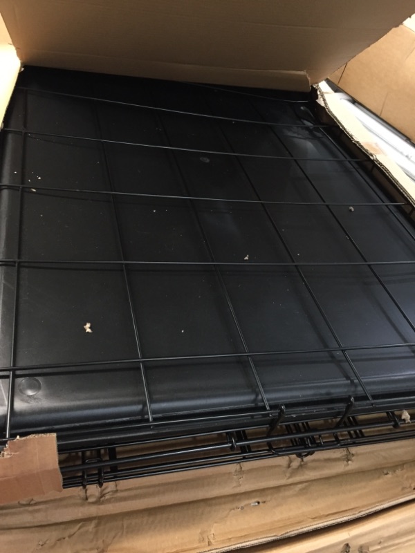 Photo 1 of MidWest iCrate Fold  Carry Single Door Collapsible Wire Dog Crate 42 inch USED  SLIGHT DAMGED ON THE BOTTOM COSMETIC DAMAGE