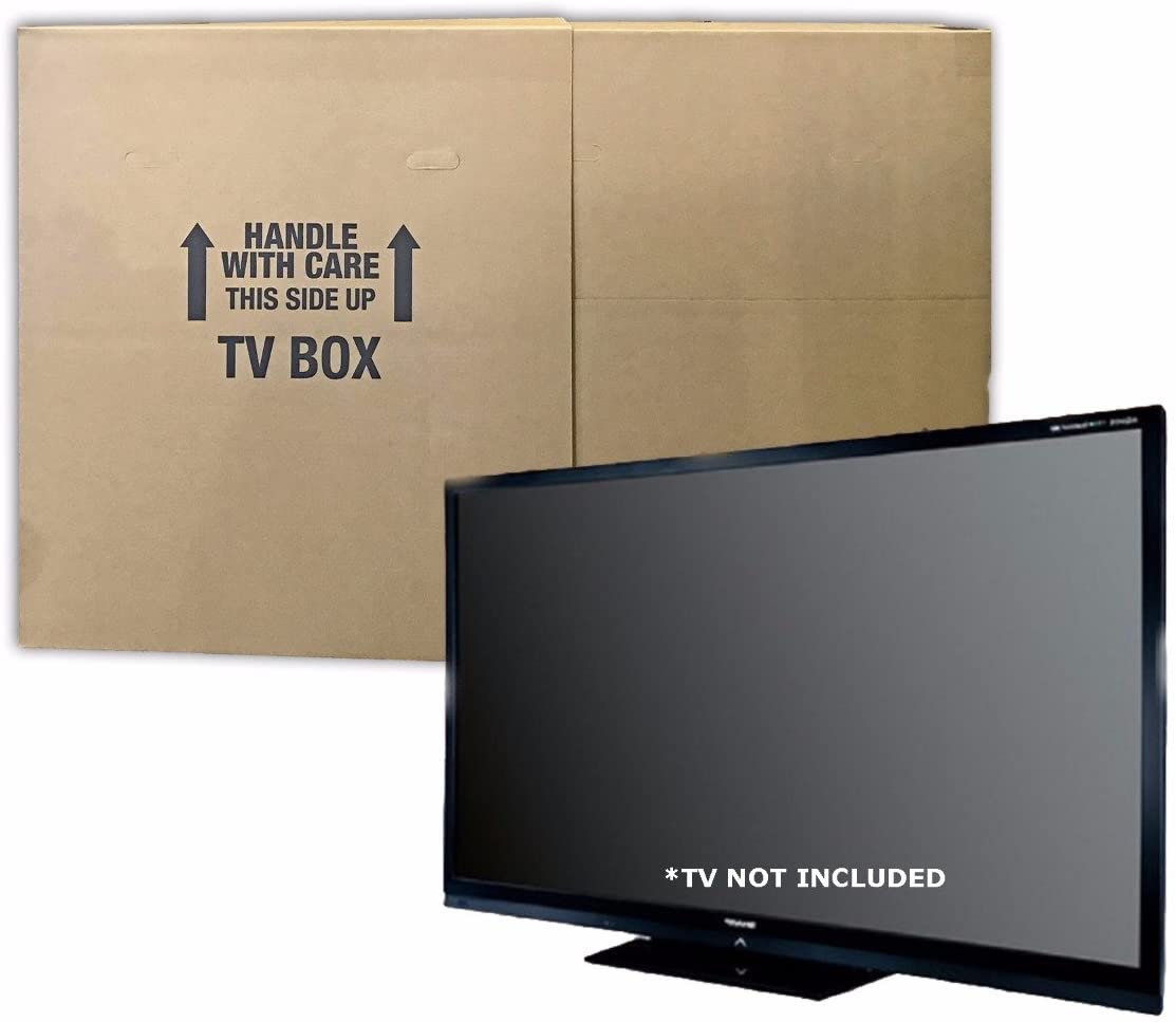 Photo 1 of Uboxes TV Moving Box Fits up to 70 Plasma LCD or LED 2 Pack NEW