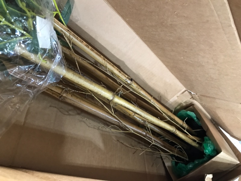 Photo 1 of Nearly Natural 6 Bambusa Bamboo Silk Tree USED COSMETIC DAMAGE OVERALL STILL IN GOOD CONDITION