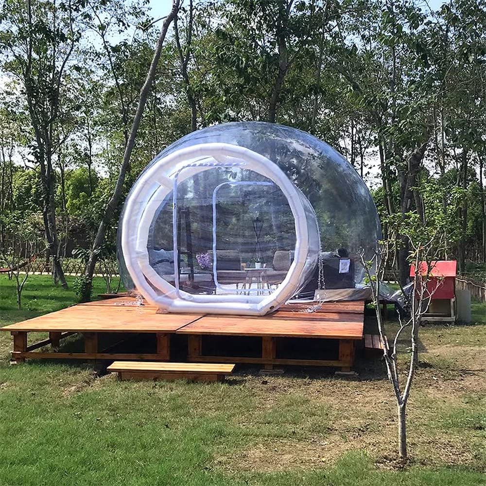 Photo 1 of HHAiNi Outdoor Transparent Single Tunnel Inflatable Bubble Tent Family Camping Backyard with Blower Ball Diameter 3M
PREVIOUSLY OPENED AND USED