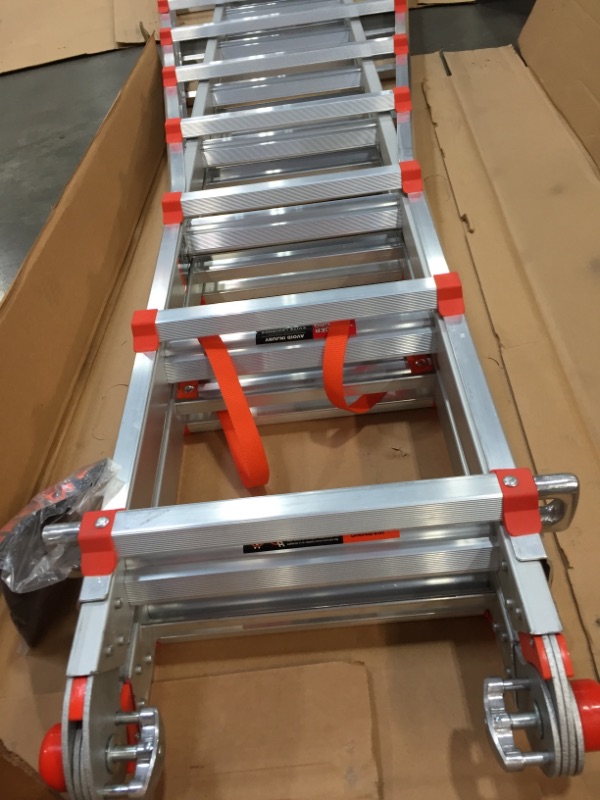 Photo 4 of Little Giant Ladders SkyScraper M21 1121 Foot Stepladder Aluminum Type 1A 300 lbs Weight Rating 10121