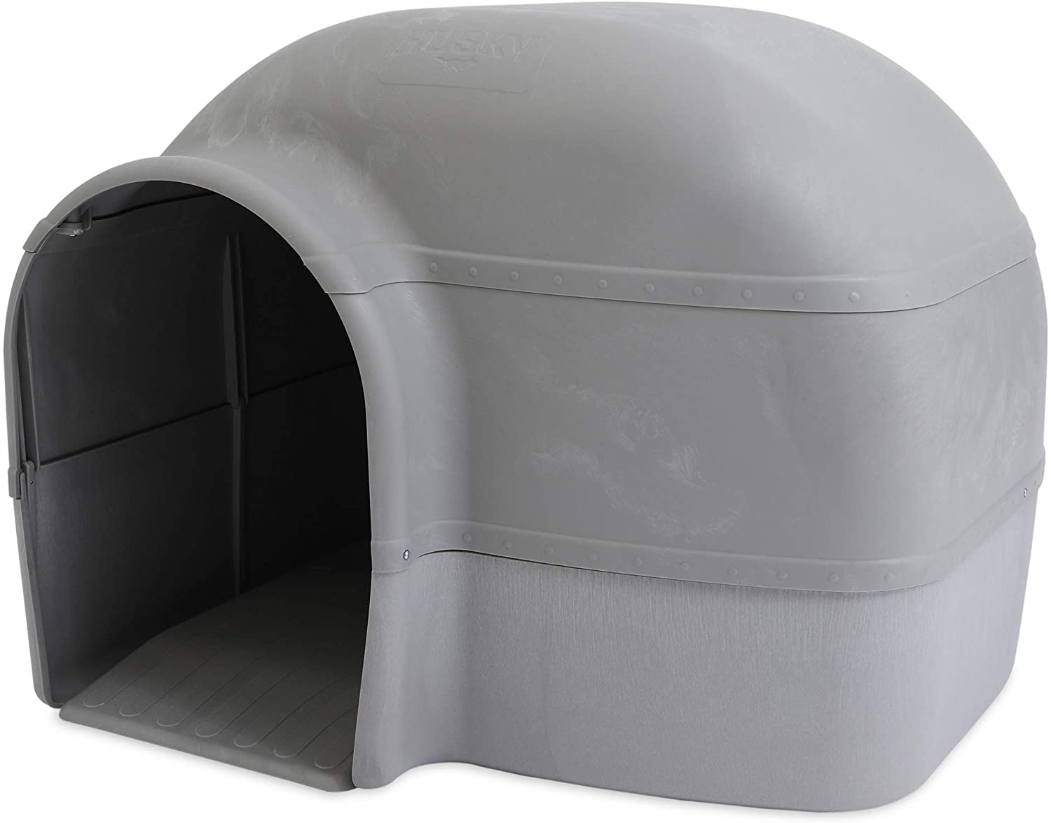 Photo 1 of Petmate Husky Dog House for Dogs Up to 90 Pounds Grey