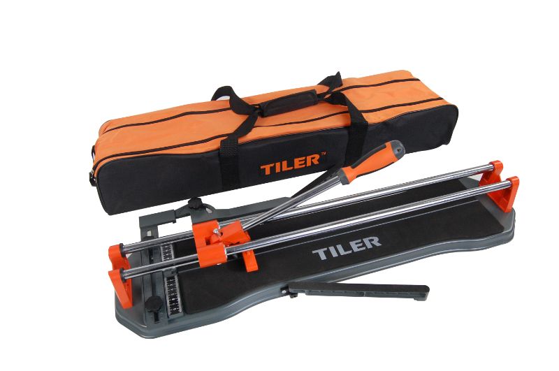 Photo 1 of TILER 24 Inch Manual Tile Cutter Professional Porcelain Ceramic Floor Tile Cutter W Cutting Wheel  Removable Scale Cutting Thickness 055 Anti Skid Rubber Surface Come W A Carry Bag