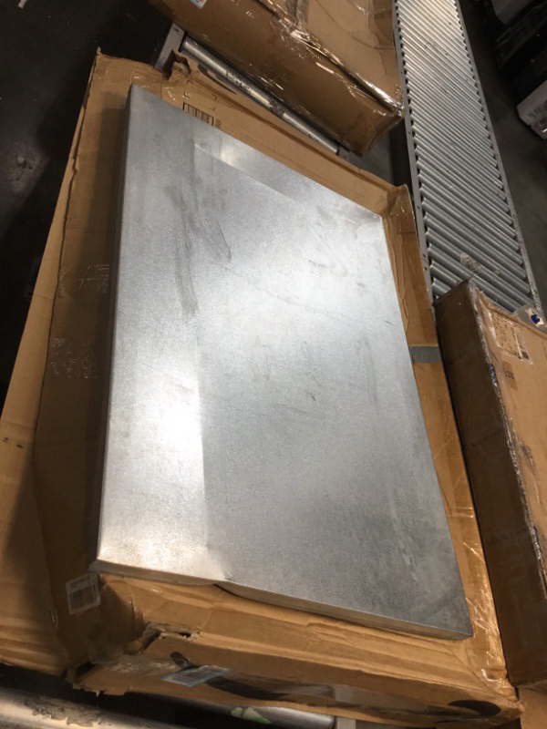 Photo 1 of STAINLESS STEEL TABLE TOP ONLY NO BRANDMODEL INFO 41X27