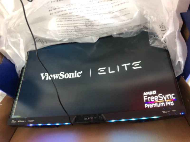 Photo 2 of ViewSonic ELITE XG270QC Curved 27 Inch 1ms 1440p 165Hz FreeSync Premium Pro Gaming Monitor with VESA DisplayHDR 400 and Advanced Ergonomics for Esports