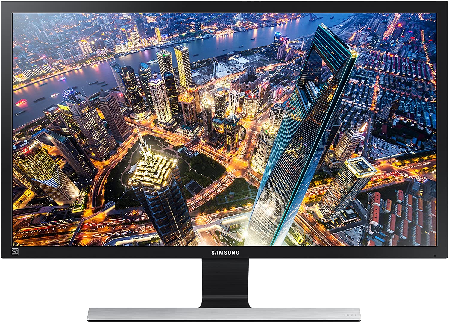 Photo 1 of SAMSUNG UE57 Series 28Inch 4K UHD 3840x2160 Computer Monitor HDMI Display Port Eye Saver Mode VESA Compatible FreeSync LU28E570DSZA