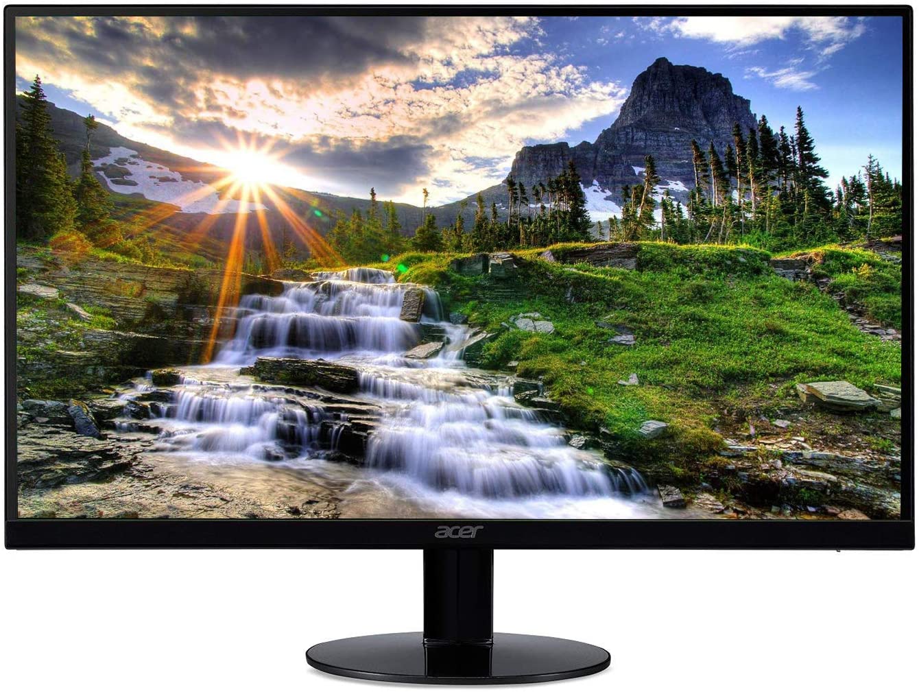 Photo 1 of Acer SB220Q bi 215 Inches Full HD 1920 x 1080 IPS UltraThin Zero Frame Monitor HDMI  VGA Port Black