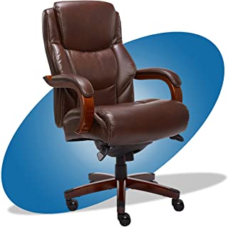 Photo 1 of LaZBoy Delano Big  Tall Executive Office Chair  High Back Ergonomic Lumbar Support Bonded Leather Brown  45833 model