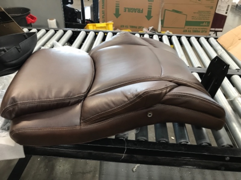 Photo 2 of LaZBoy Delano Big  Tall Executive Office Chair  High Back Ergonomic Lumbar Support Bonded Leather Brown  45833 model