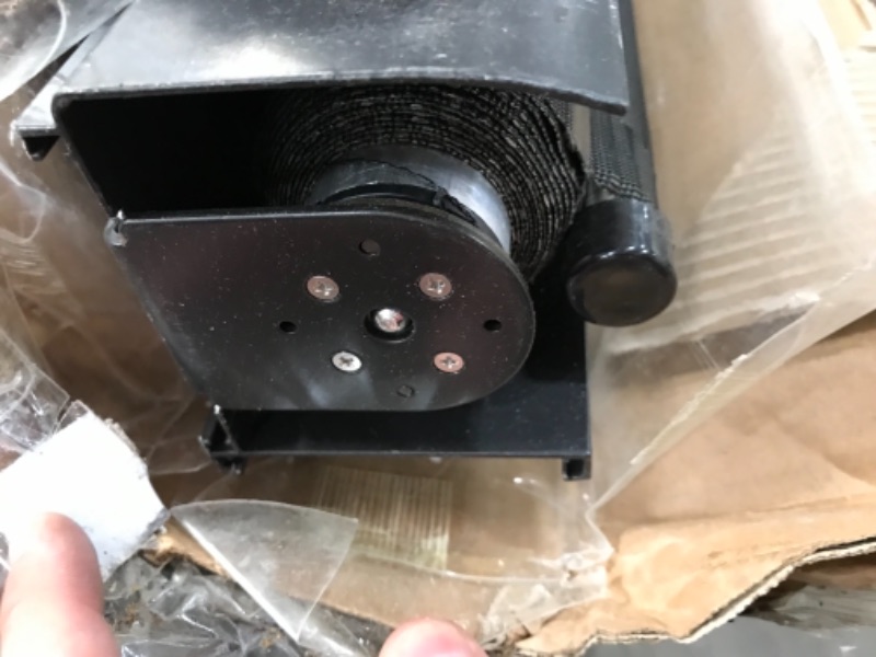Photo 1 of 96 black pull down screen DAMAGED ENDS AND FRAME