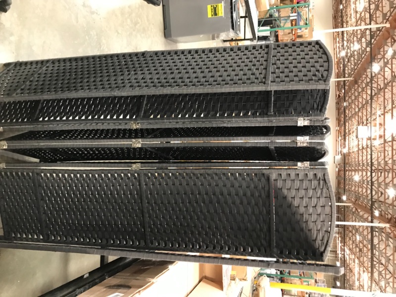 Photo 1 of 8 panel woven fabric room divider