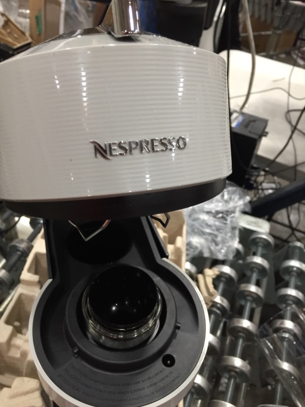 Photo 4 of Nespresso Vertuo Next Coffee  Espresso Machine NEW by Breville Light Grey Compact Single Serve One Touch to Brew Coffee Maker  Espresso Machine