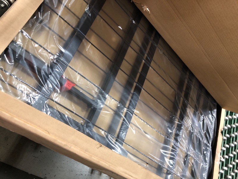 Photo 1 of Amazon Basics Foldable 14 Black Metal Platform Bed Frame with ToolFree Assembly No Box Spring Needed  Queen