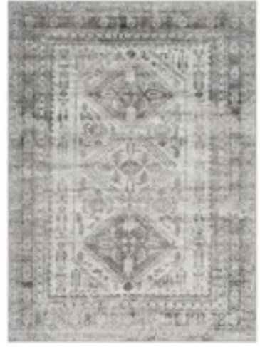 Photo 1 of Safavieh Madison Collection MAD473B Boho Chic Medallion Distressed NonShedding Stain Resistant Living Room Bedroom Area Rug 8 x 10 Cream  Blue