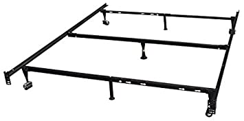 Photo 1 of Kings Brand Heavy Duty Adjustable Metal Queen Size Bed Frame  LOOSE PARTS