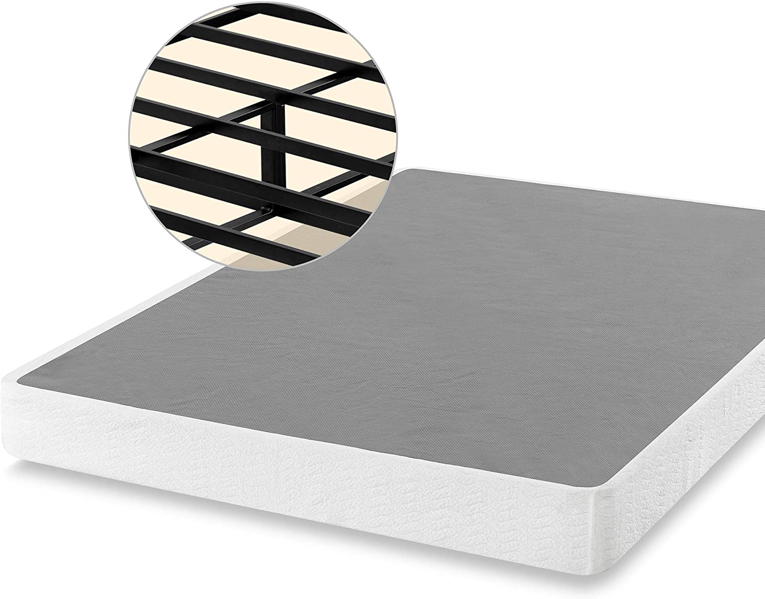 Photo 1 of ZINUS 7 Inch Metal Smart Box Spring  Mattress Foundation  Strong Metal Frame  Easy Assembly California King