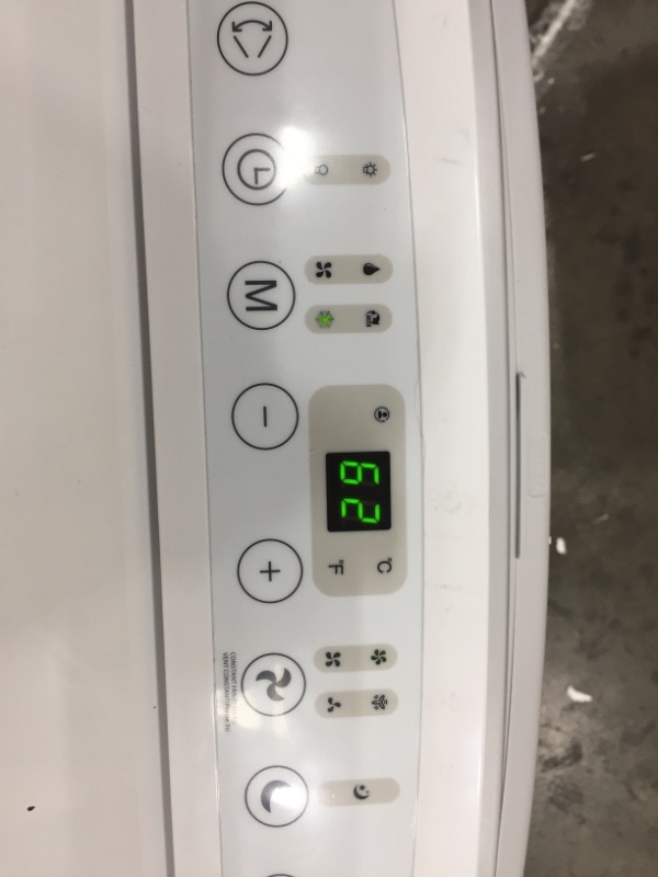Photo 1 of Amazon Basics Portable Air Conditioner with Remote  Cools 550 Square Feet 12000 BTU ASHARE  8000 BTU SACC