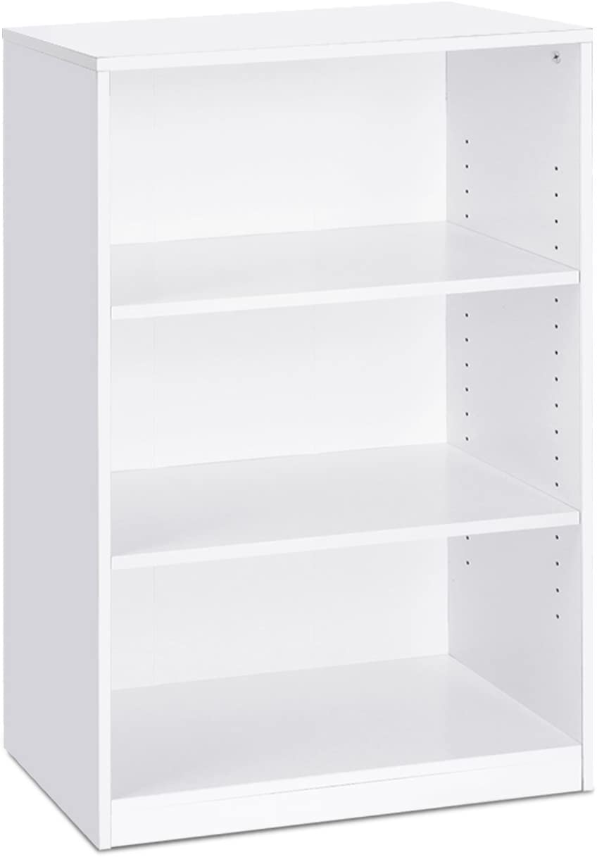 Photo 1 of FURINNO JAYA Simple Home 3Tier Adjustable Shelf Bookcase White