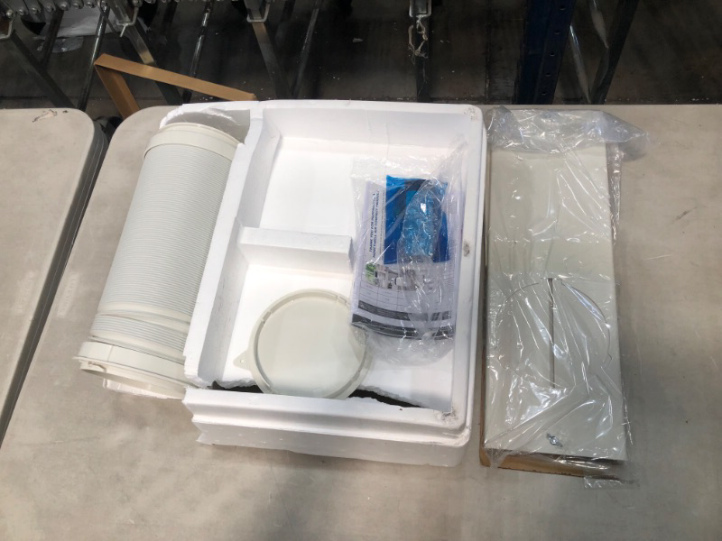 Photo 2 of 11000 BTU 8000 BTU DOE Portable Air Conditioner with Dehumidifier in White