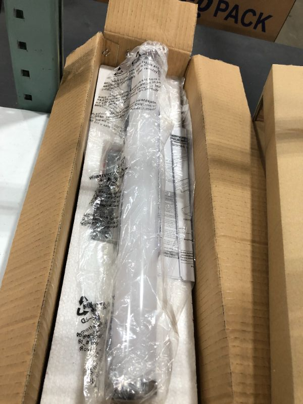 Photo 2 of 2 ft Chrome LED Selectable Color Temperature 300035004000K Dimmable LED Contemporary Cylinder Vanity Light