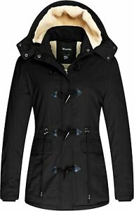 Photo 1 of Wantdo Womens Winter Thicken Jacket Cotton Coat with Removable Hood size Large