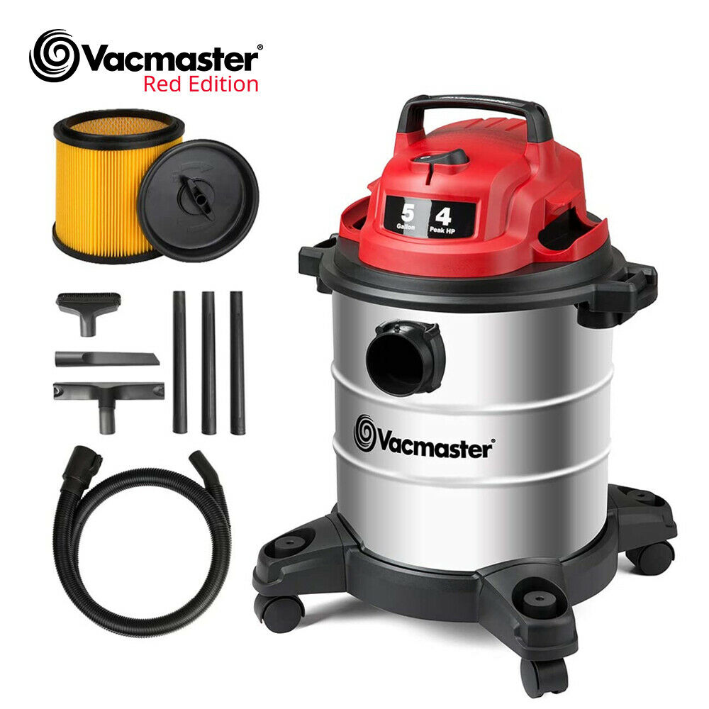 Photo 1 of Vacmaster 5 Gallon Car Wet Dry Vacuum Cleaner Edition 4 Peak HP  114 Hose