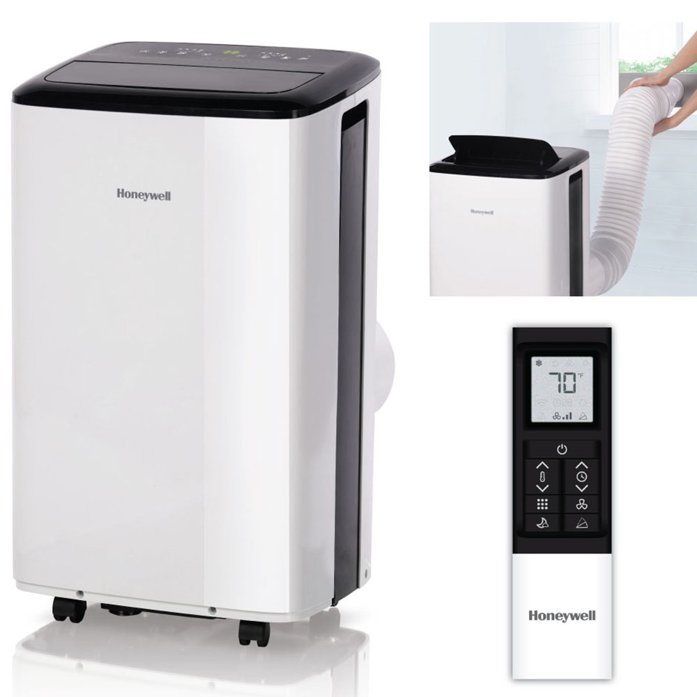 Photo 1 of Honeywell 10000 BTU Portable Air Conditioner with Dehumidifier in White