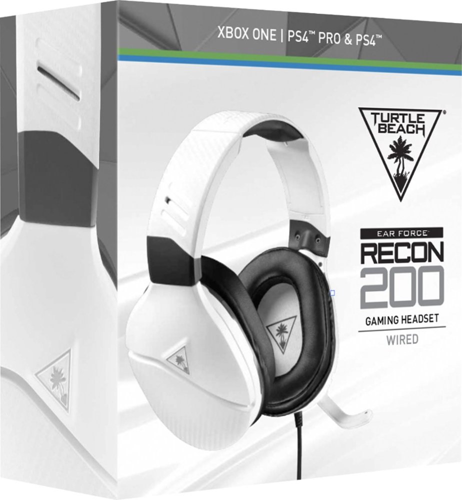 Photo 1 of Turtle Beach Recon 200 Gaming Headset White
