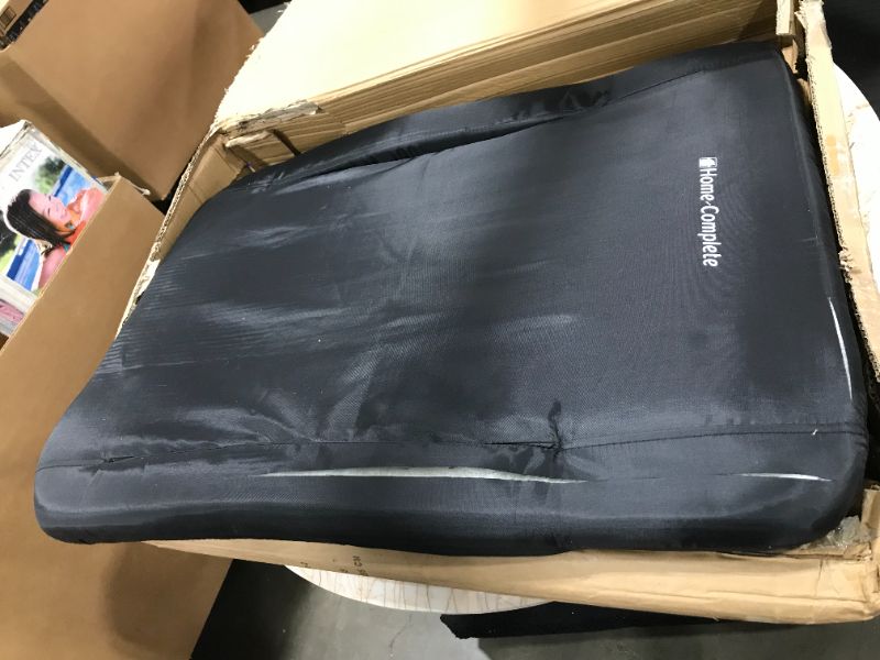 Photo 2 of HomeComplete Stadium Seat Chair Bleacher Cushion with Padded Back Support Armrests 6 Reclining Positions and Portable Carry Straps