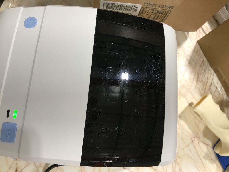 Photo 4 of BCL D110 Label Printer Ethernet  USB Port Prints 4x6 Shipping Mailing Postage Barcode  Address Labels Direct Thermal inkless Printer USB Printer Cable Included Windows  Mac Compatible
