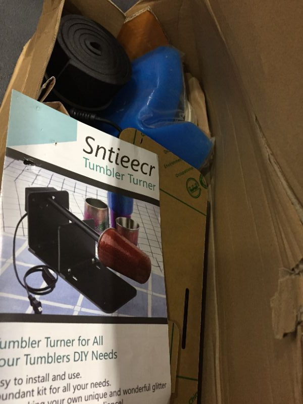 Photo 2 of Sntieecr Epoxy Glitter Tumbler Full Kits with Tumbler Turner Machine