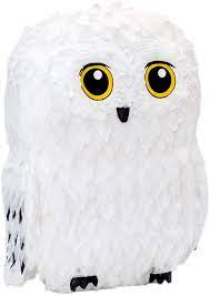 Photo 1 of Riles  Bash Owl Pinata  for Wizard Theme Woodland Forest Animal Parties  Birthday Party Supplies Pinatas and Decorations  Cute White Snowy Owl Pinata for Girls  Boys