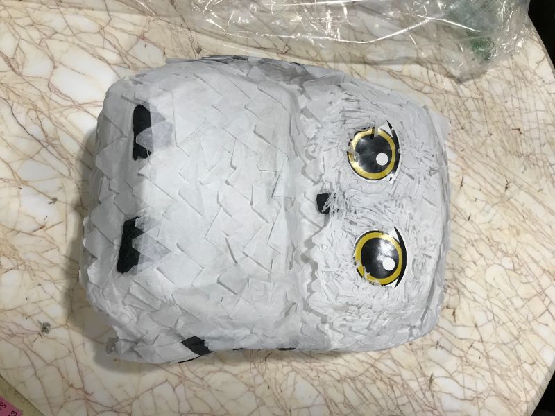 Photo 2 of Riles  Bash Owl Pinata  for Wizard Theme Woodland Forest Animal Parties  Birthday Party Supplies Pinatas and Decorations  Cute White Snowy Owl Pinata for Girls  Boys