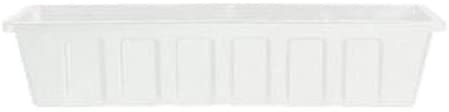 Photo 1 of Novelty 2362 White PolyPro Plastic Flower Box Planter 36Inch