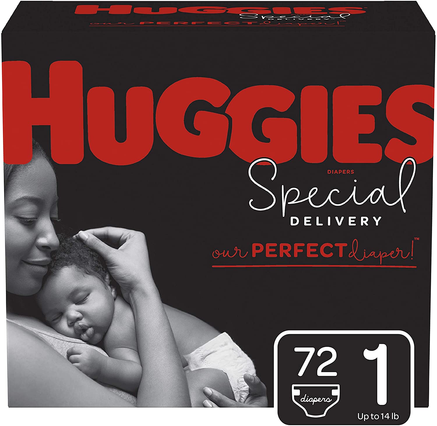 Photo 1 of Huggies Special Delivery Hypoallergenic Baby Diapers Size 1 72 Ct