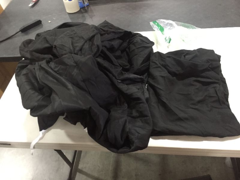 Photo 2 of Amazon Basics Comforter Set Twin  Twin XL Black Microfiber UltraSoft