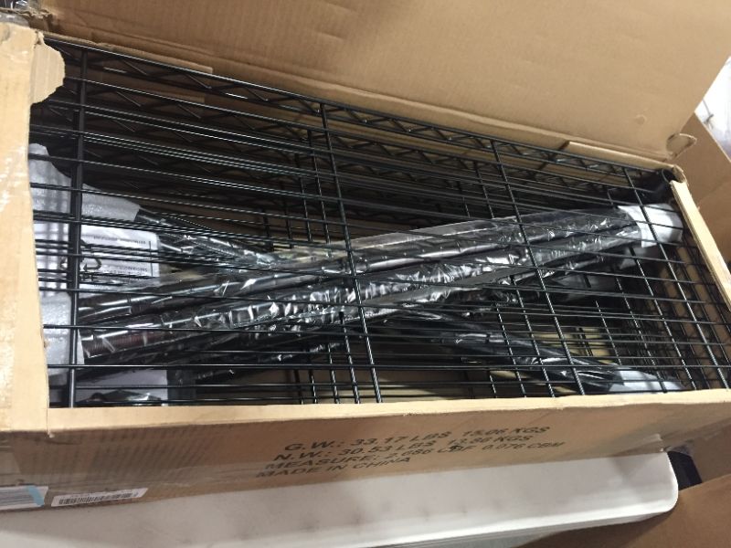 Photo 1 of 5Shelf Shelving Unit  Black