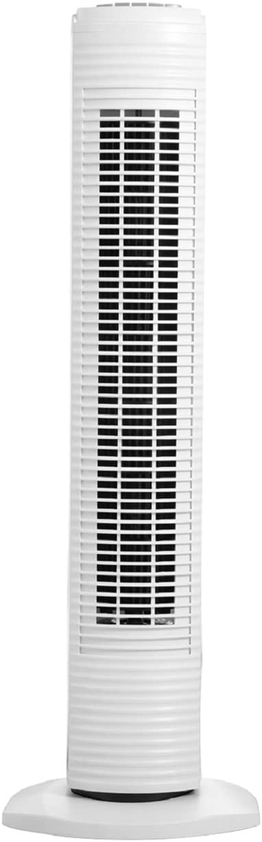 Photo 1 of Holmes Oscillating Tower Fan with 3 Speed Settings 31 Inch White