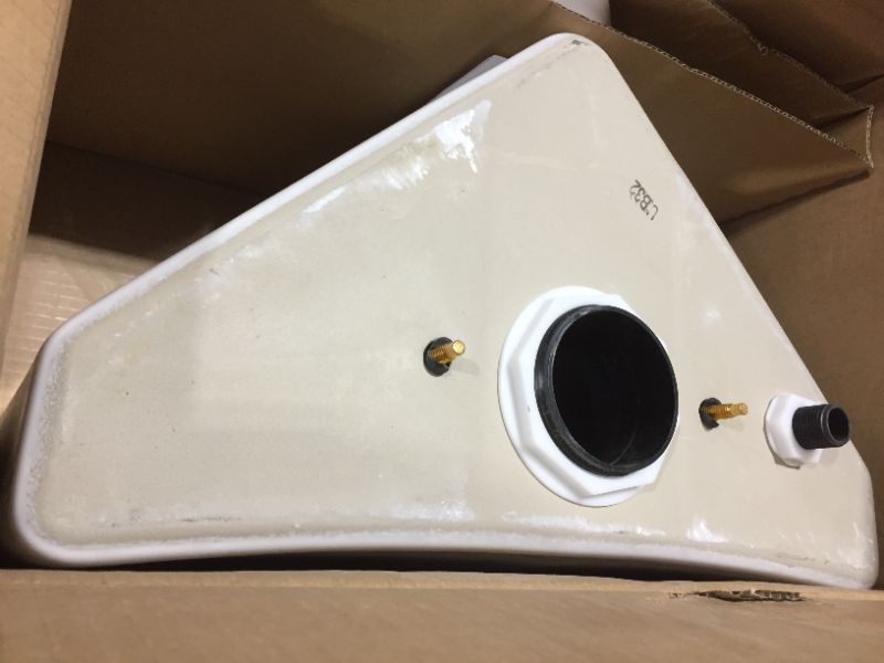 Photo 3 of American Standard Triangle Cadet 3 White 16 GPF 12 RoughIn Toilet Tank