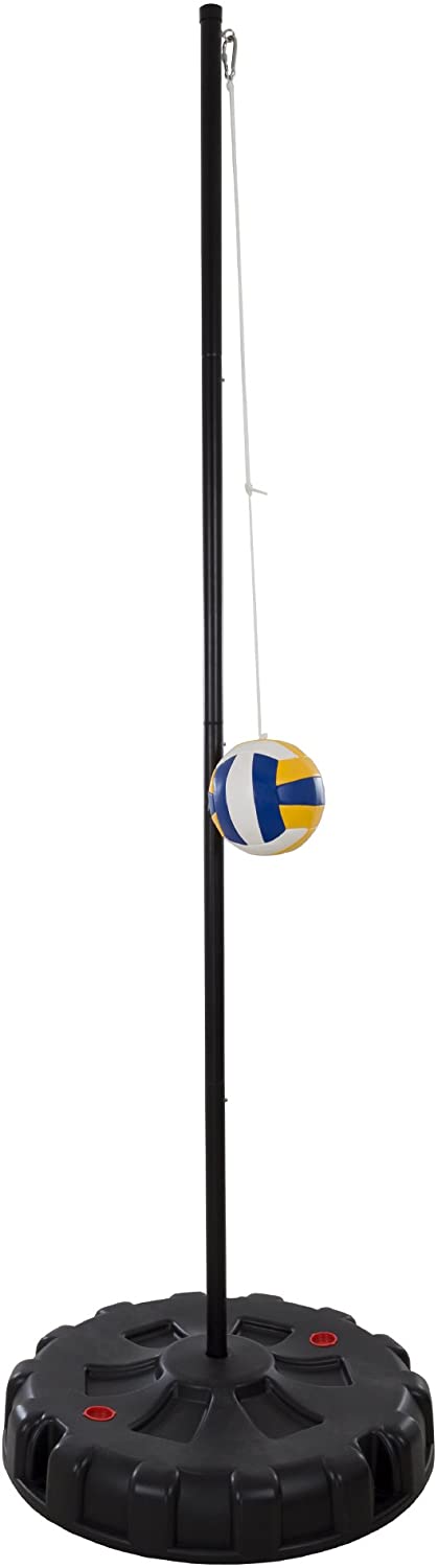 Photo 1 of Portable Tetherball Complete Outdoor Game Set with Base Ball Pump Cord  Stakes  Family Game for Kids and Adults by Hey Play